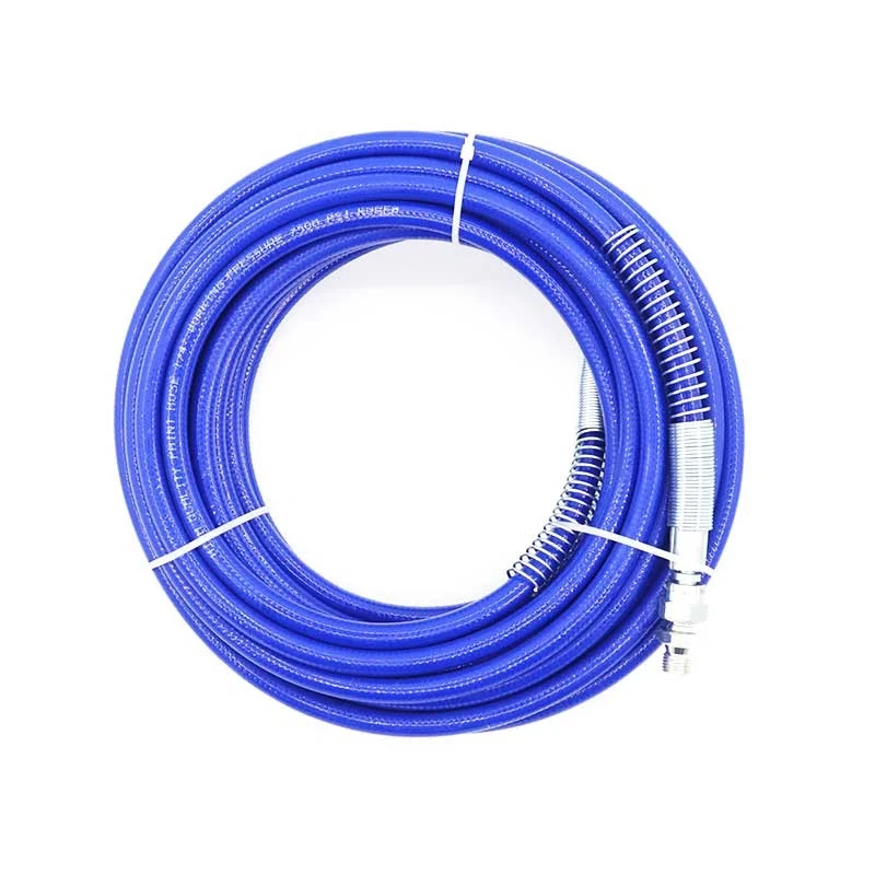 Mangueira de alta pressão da descarga da tubulação do fio de aço dos acessórios do putty da pintura do látex do revestimento da máquina de pulverizador de alta pressão de jiewer