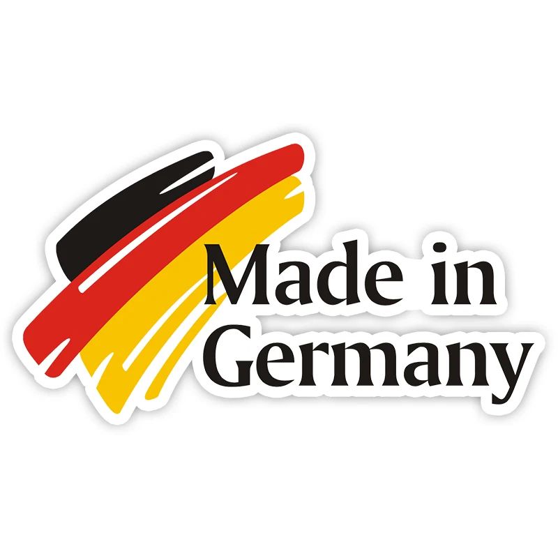 

Self-adhesive Decal Made in Germany Car Sticker Waterproof Auto Decors on Bumper Rear Window Laptop