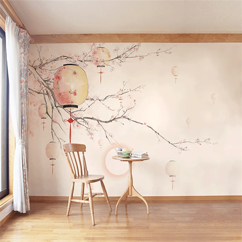 XUE SUCustom ancient TV background wall paper Chinese style wallpaper modern wall cloth living room mural 3d hand-painted