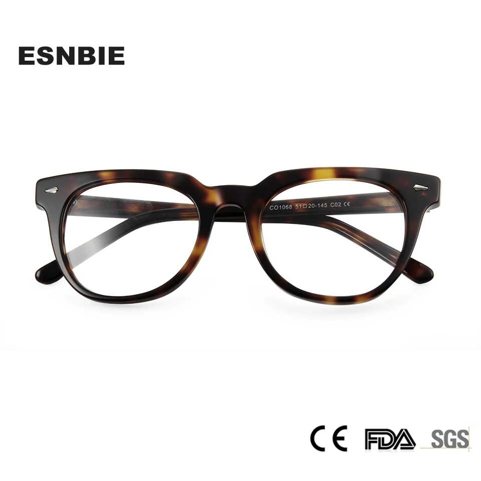 

Brand Rivet Men Acetate Square Glasses Frame Oval Optics Frames Luxury Prescription Eyeglasses For Women Myopia Frame Clear Lens