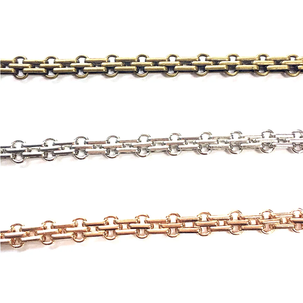 40Pcs Lobster Clasps Chains Replacement for Handbag Clutch Bag Purse Straps Decoration Luggage Hardware Parts 25cm