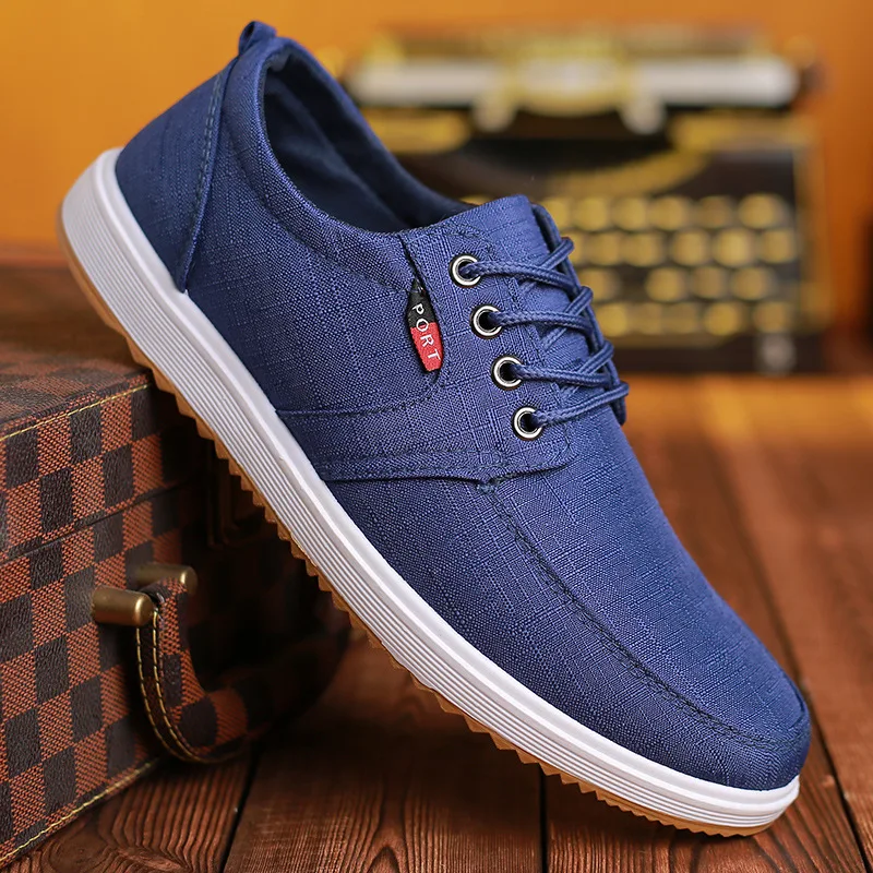 Brand Casual Shoes Men Breathable Canvas Shoes For Men Fashion Espadrilles Men Flats Luxury Shoes Casual Trainers Men Footwear d