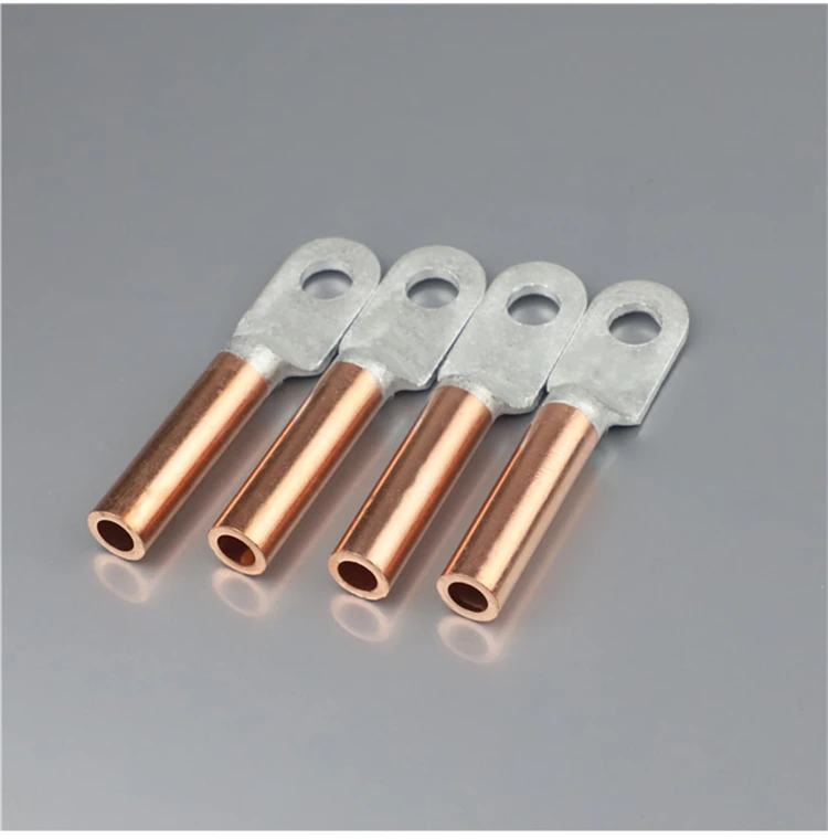 DTL/DLT-16/25/35/50/95/70/120/150/300 Mm2ทองแดงจมูก transition Terminal อลูมิเนียมสายไฟน้ำมันการปิดกั้นสายไฟจมูก