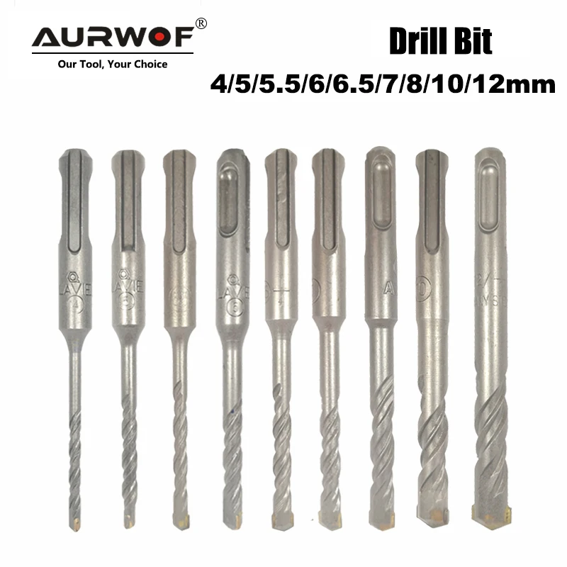 Lavie Peças Martelo Elétrico Sds Mais Brocas Conjunto 110 mm Bloco de Tijolo de Parede Concreto Alvenaria Buraco Viu Perfuração mm mm mm 017