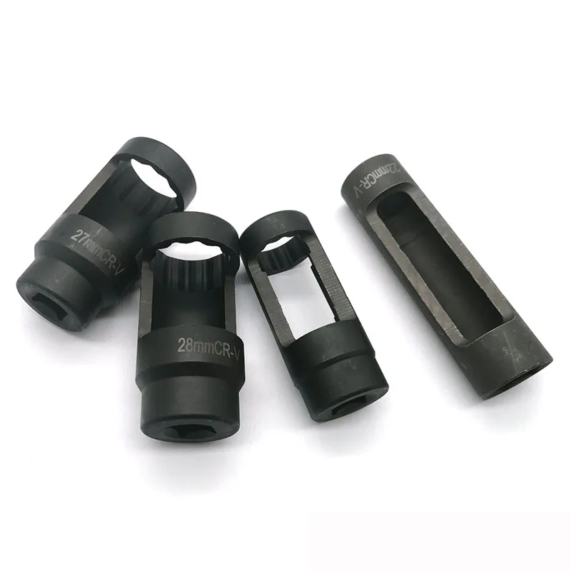 4PCS 1/2 Drive Oxygen Sensor Socket Fits All Vehicle O2 Removal And Installation Universal Puller and Removal Tool