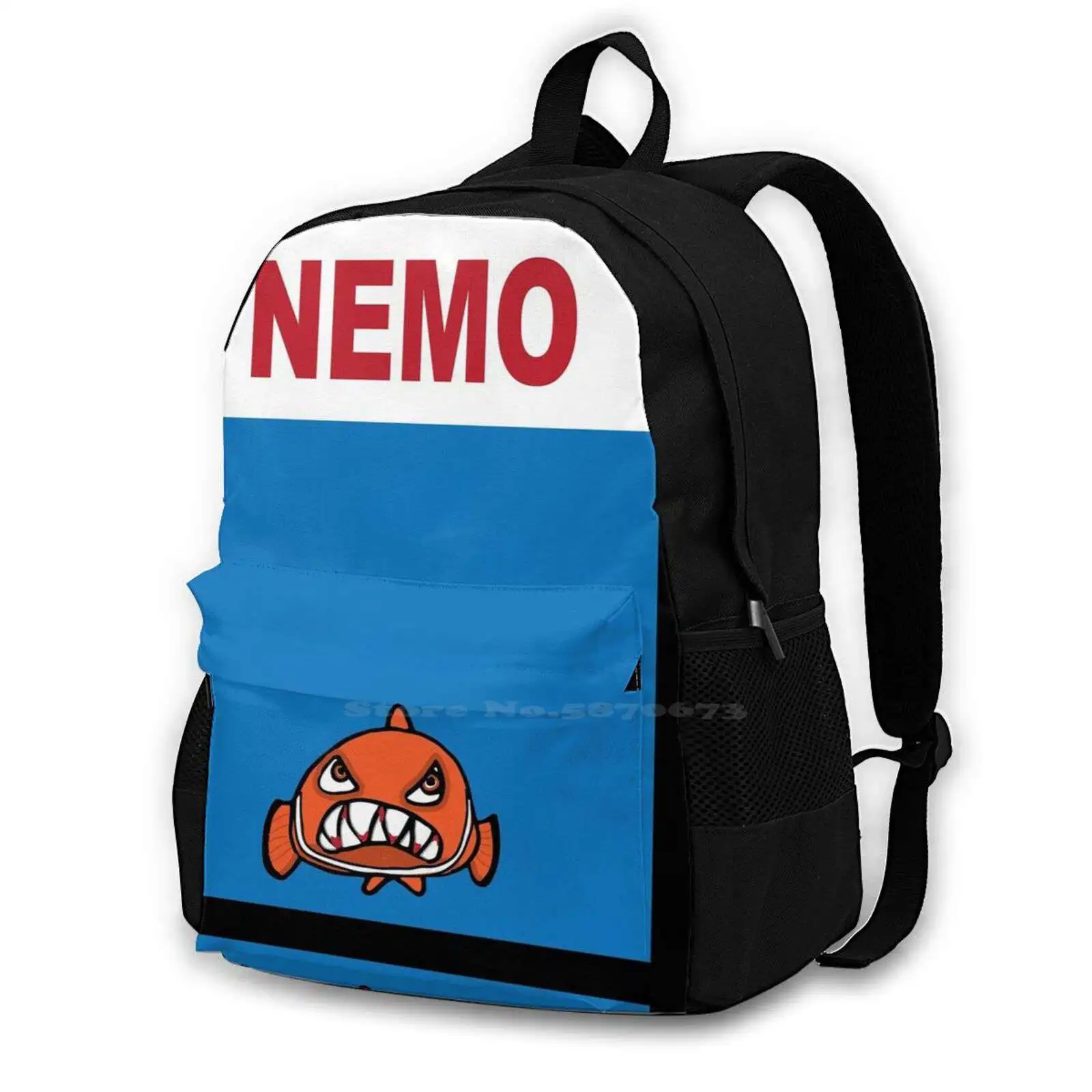 Nemo Hot Sale Schoolbag Backpack Fashion Bags Pixar Fish Jaws Shark