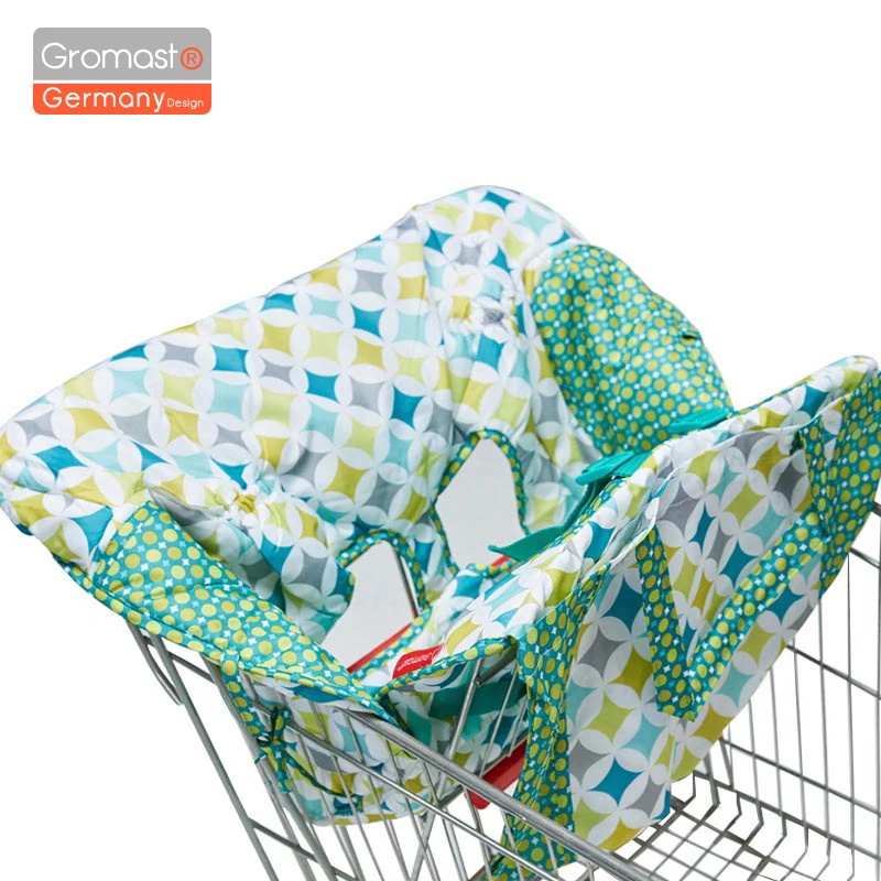 Baby supermarket shopping cart protection cover kids portable mat infant safety seat pad anti-stain trolley high chair cushion