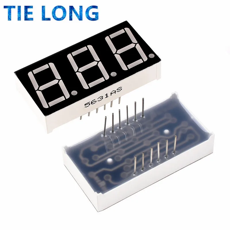 1pc 0.56inch LED display 7 Segment 1 Bit/2 Bit/3 Bit/4 Bit Digit Tube Red Common Cathode / Anode Digital 0.56 inch led 7segment