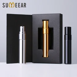 50 pcs/lot 5ml Perfume Bottle atomizer collocation Package box White or Black Box spray bottle gift