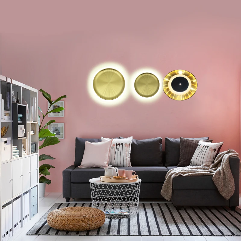 

Nordic LED ceramic living room bedroom wall lamp balcony study lamp hotel restaurant modeling lamp