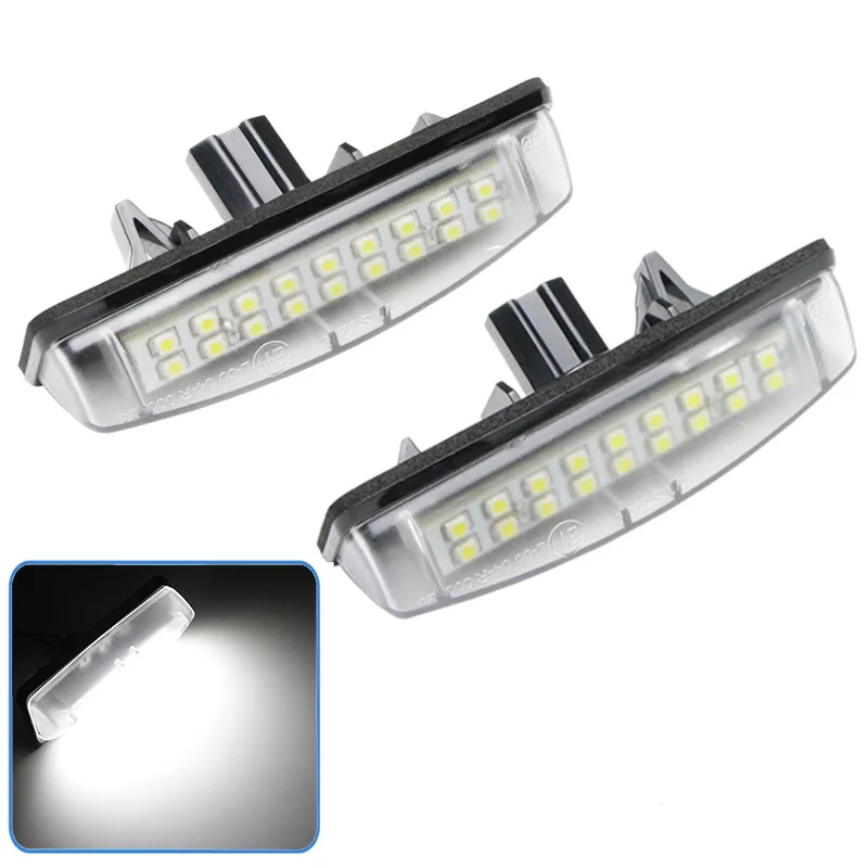 2pc Car Accessories Special Car License Plate Light Lamp For Toyota echo 4d 1999-2005 canbus error free