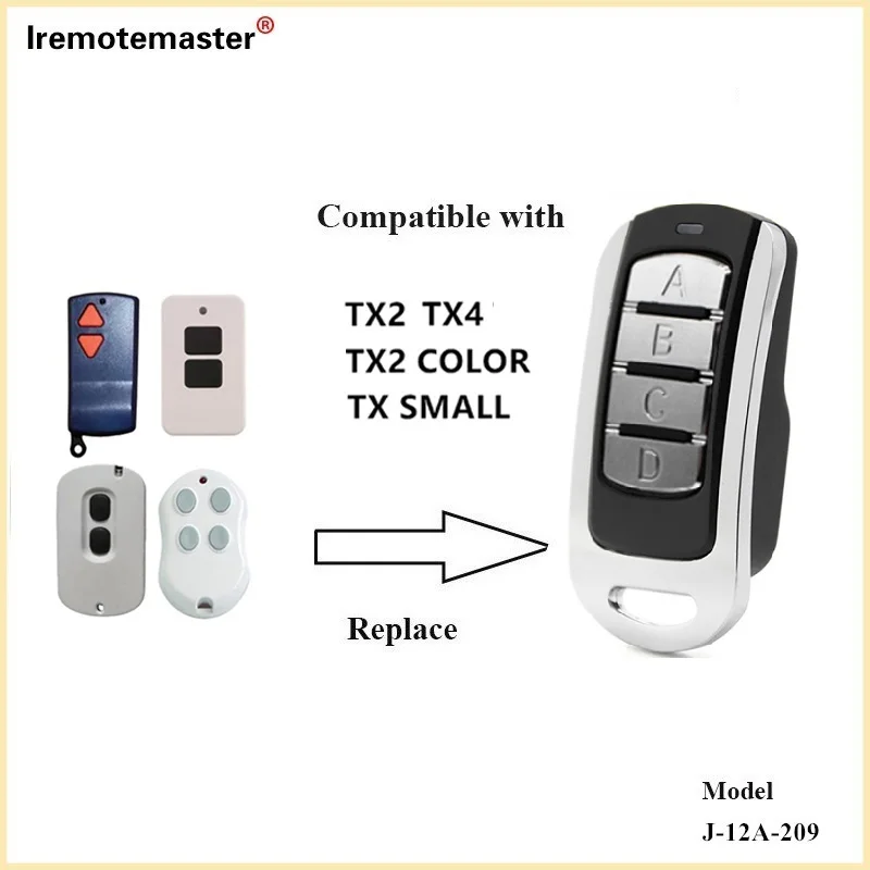 

Multi Frequency For ACM TX2/TX4/TX2 COLOR/TX SMALL Garage Door Gate Transmitter Fixed&Rolling Code 433 280 315 390 868MHZ