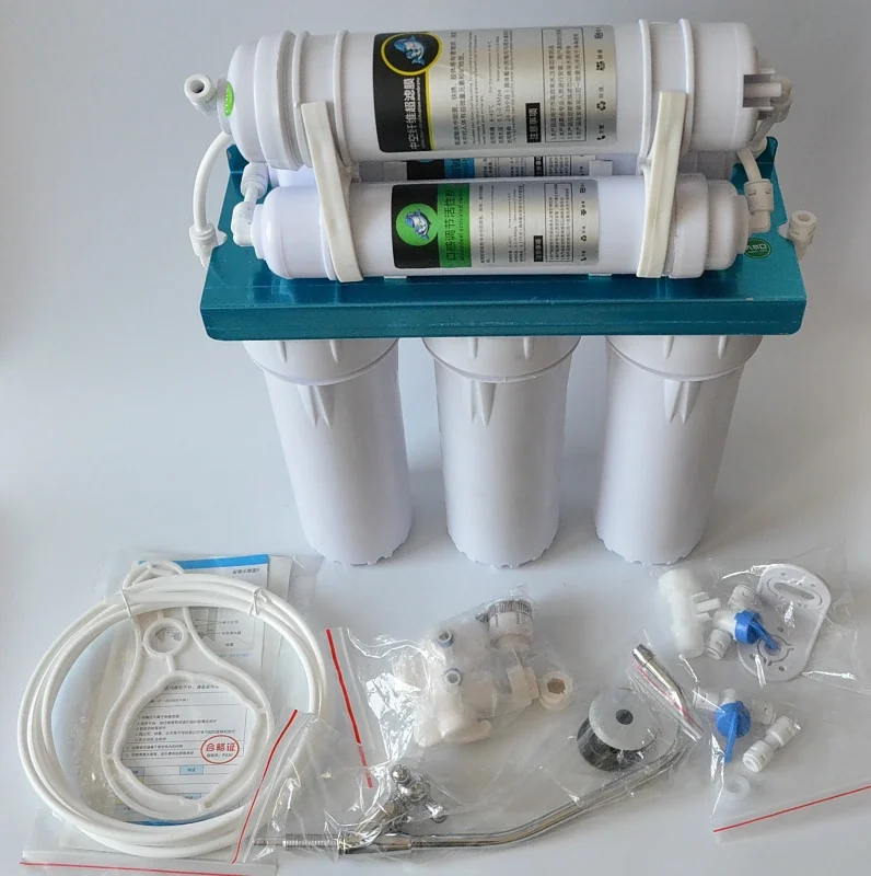 Purificador de agua alcalina inteligente de 6 grados, filtro de agua potable para el hogar, cocina, UF, 9 pulgadas