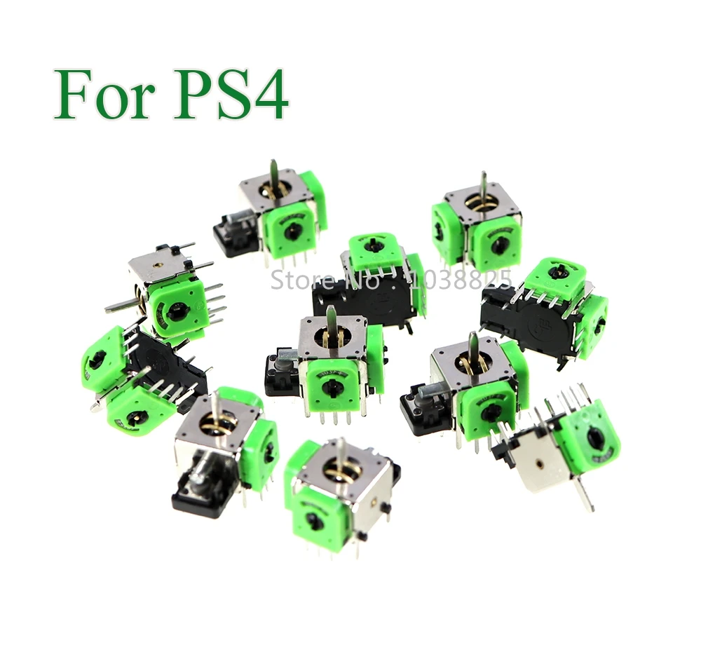 

60pcs metal 3D Analog joystick for ps4 Rocker Sticker Wireless Controller Thumbstick Module Game for PlayStation 4 PS4 Slim Pro