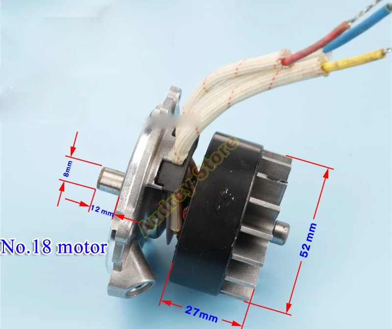 Imagem -05 - Motor sem Escova do Rotor Exterior para Ferramenta de Jardim Serra Elétrica Cortador de Grama Poder Dc18 v 36v 200w 500w 3000rpm 15000rpm