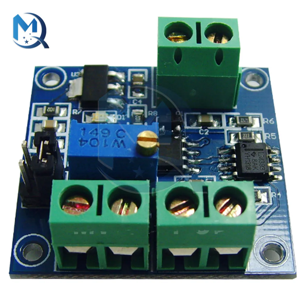 Voltage to PWM Conversion Module 5V-12V Single Chip Embedded Adjustabl Converter Power Board 0-5V/0-10V to 0-100% PWM