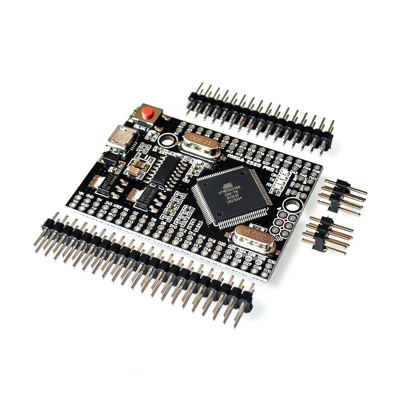 

LTRIG custom 1Pcs MEGA 2560 PRO Embed CH340G/ATMEGA2560-16AU Chip with male pinheaders Compatible for Arduino Mega 2560