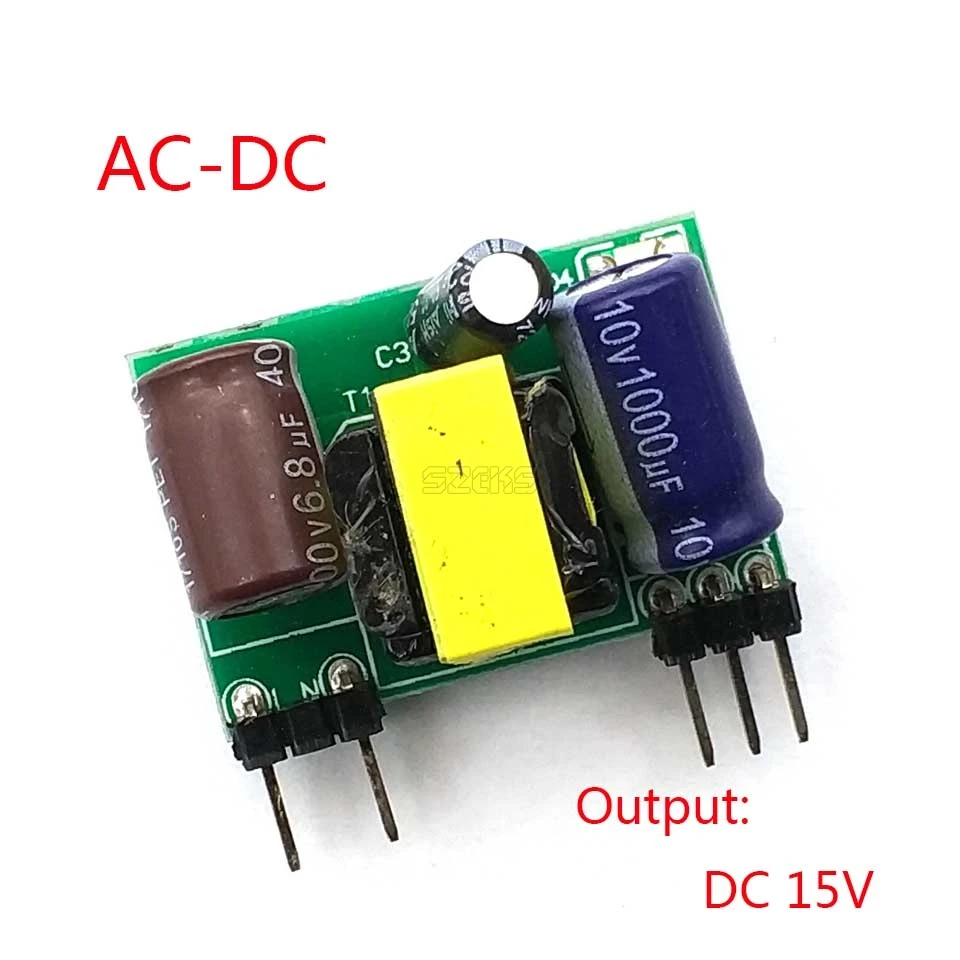 AC 90 ~ 240 V/110 V 220V إلى العاصمة 15V 5W تحويل التيار الكهربائي/محول طاقة/ السلطة محول