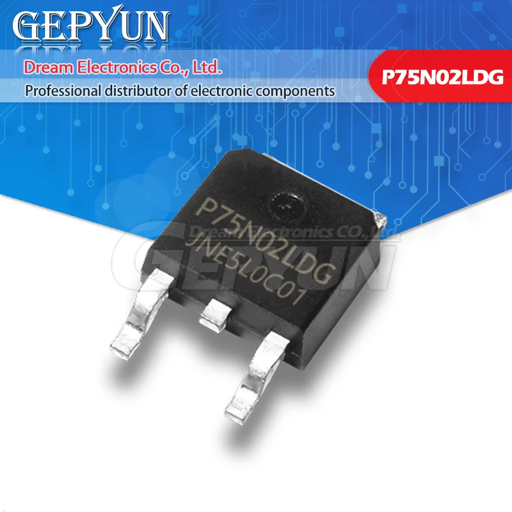 10Pcs P75N02LDG TO-252 P75N02 TO252 75N02