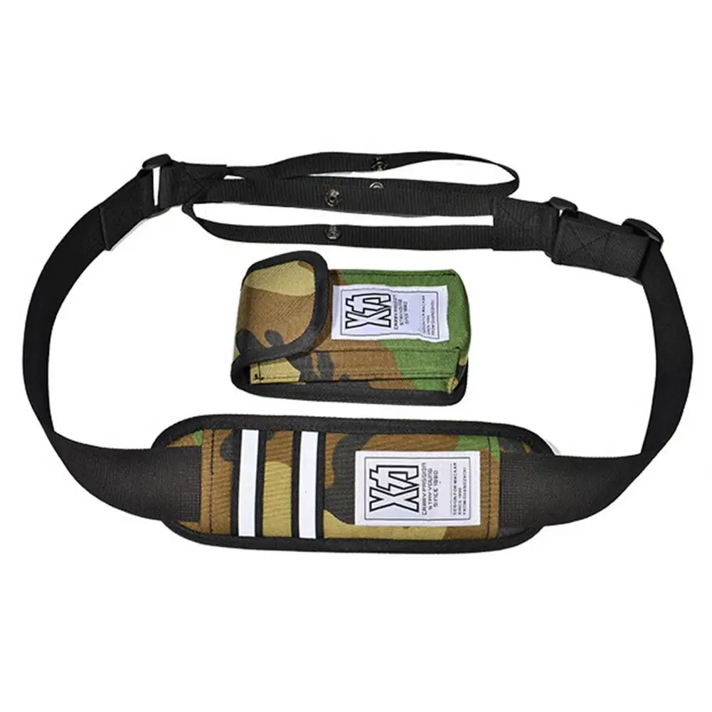 Skateboard Backpack Practical Camouflage 1000D Nylon Shoulder Bag Adjustable Strap Mesh Pouch Skateboard Longboard Carry Bag