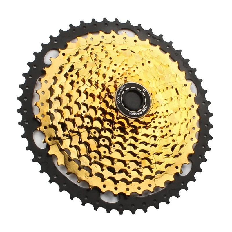 MTB 12 Speed Golden Cassette 12s 11-52T Wide Ratio Freewheel Mountain Bike K7 Flywheel For X1 XO1 XX1 M9000 M8000 Bicycle Parts