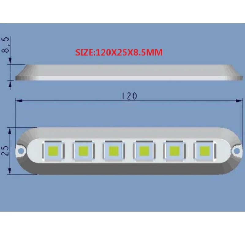 DC12v 6w 316L Stainless Steel CREE Led Underwater Marine Boat Light Led Step Light for Yacht TP-SL120-6W