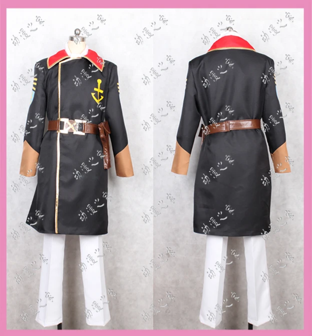 

Space Battleship Yamato 2199 Earth Defense Force Vice Admiral Juzo Okita Uniform Outfit Halloween Christmas Cosplay Costume