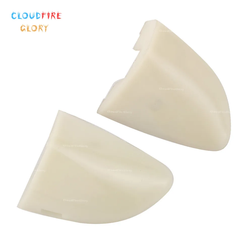 

CloudFireGlory 2Pcs Primed Exterior Left Right Side Front Door Lock Cylinder Cap Cover For CC 2009-2017 Passat 2006-2011