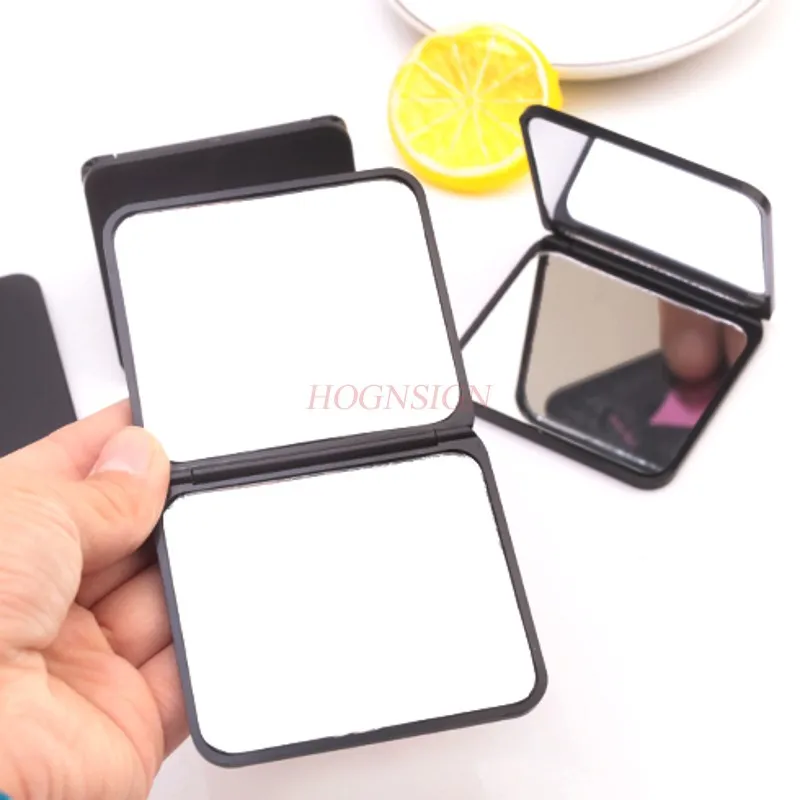 Small Mirror Portable Double Sided Folding Mirror Beauty Makeup Small Mirror Cute Girl Dressing Princess Sale