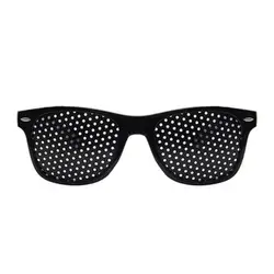 New Outdoor Sports Mi Nail Glasses Eyesight Protection Black Pinhole Perforated Glasses Small Hole Sunglasses