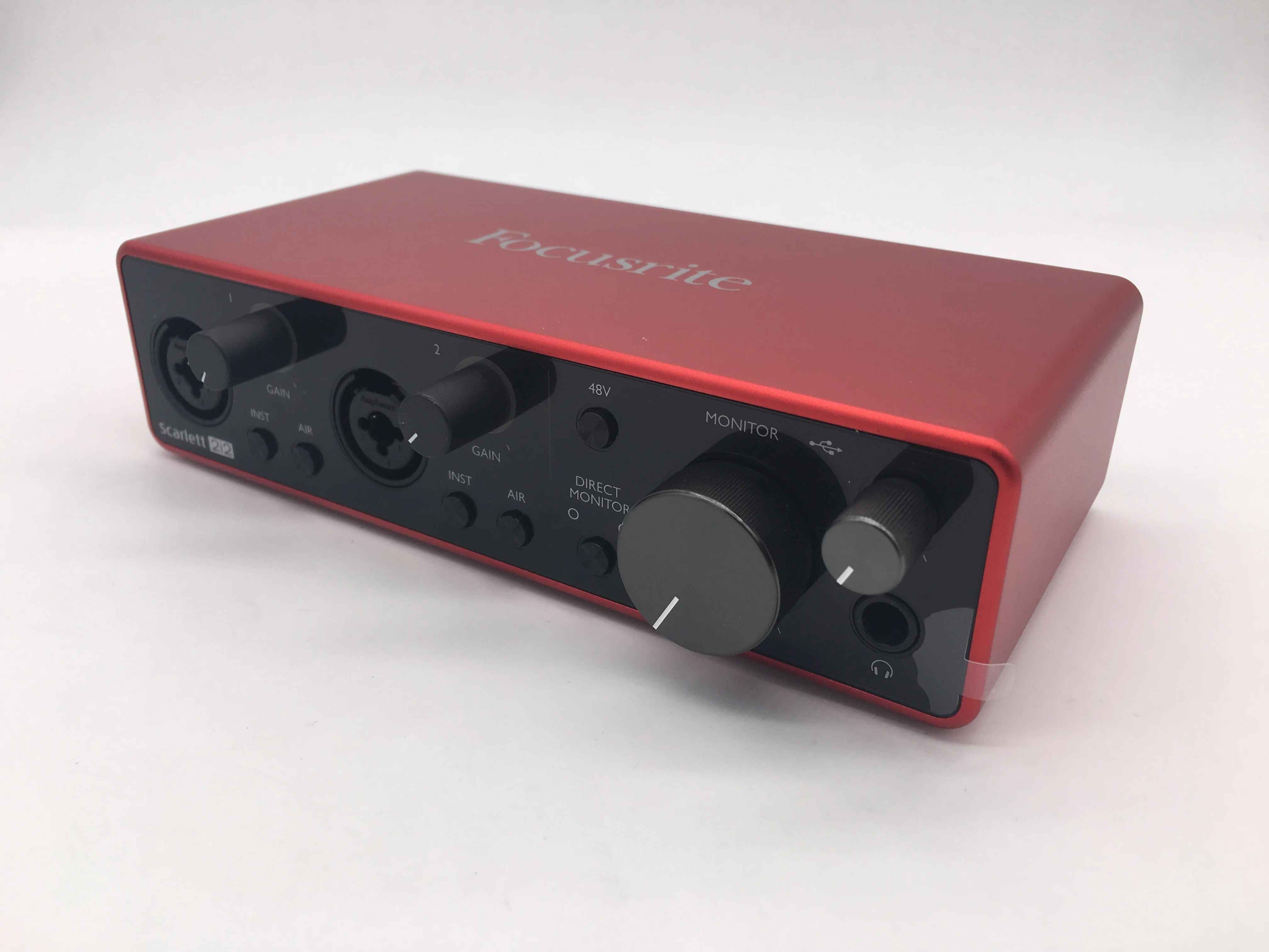 Focusrite Scarlett الجيل المهنية تسجيل واجهة الصوت USB 2.0 كارت الصوت ميكروفون preamp 2i2 3rd