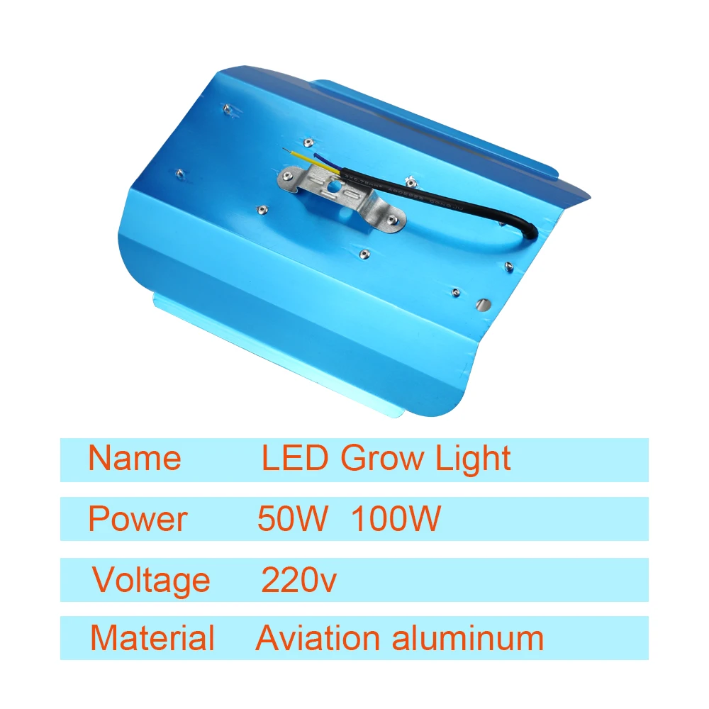 LED Grow Light Full Spectrum 100W  Phyto Flood Lights Outdoor LED Growing  phytolamp for vegetable flower seedlings