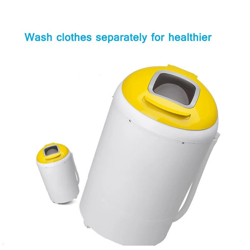 3.8Kg 반자동 단일 버킷 미니 전기 세탁기 가정용 보라색 빛 항균 대용량 아기 세탁기
