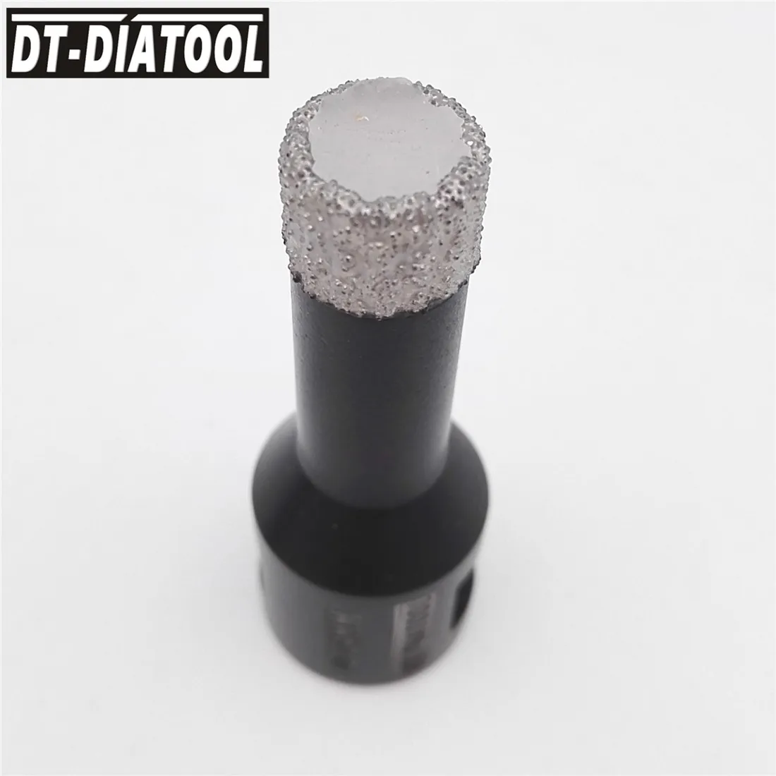 DT-DIATOOL 2pcs M14 Secco Vuoto Brasato Del Diamante di Perforazione Core Bit Foro di Piastrelle di Ceramica Seghe Granito Pietra di Marmo Punte da Trapano grit35/40