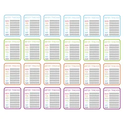 1 PCS Daily Water Tracker Hydrate DIY Decor Scrapbook Book Journal Stationery Stickers Diary Planner Office School Supplies