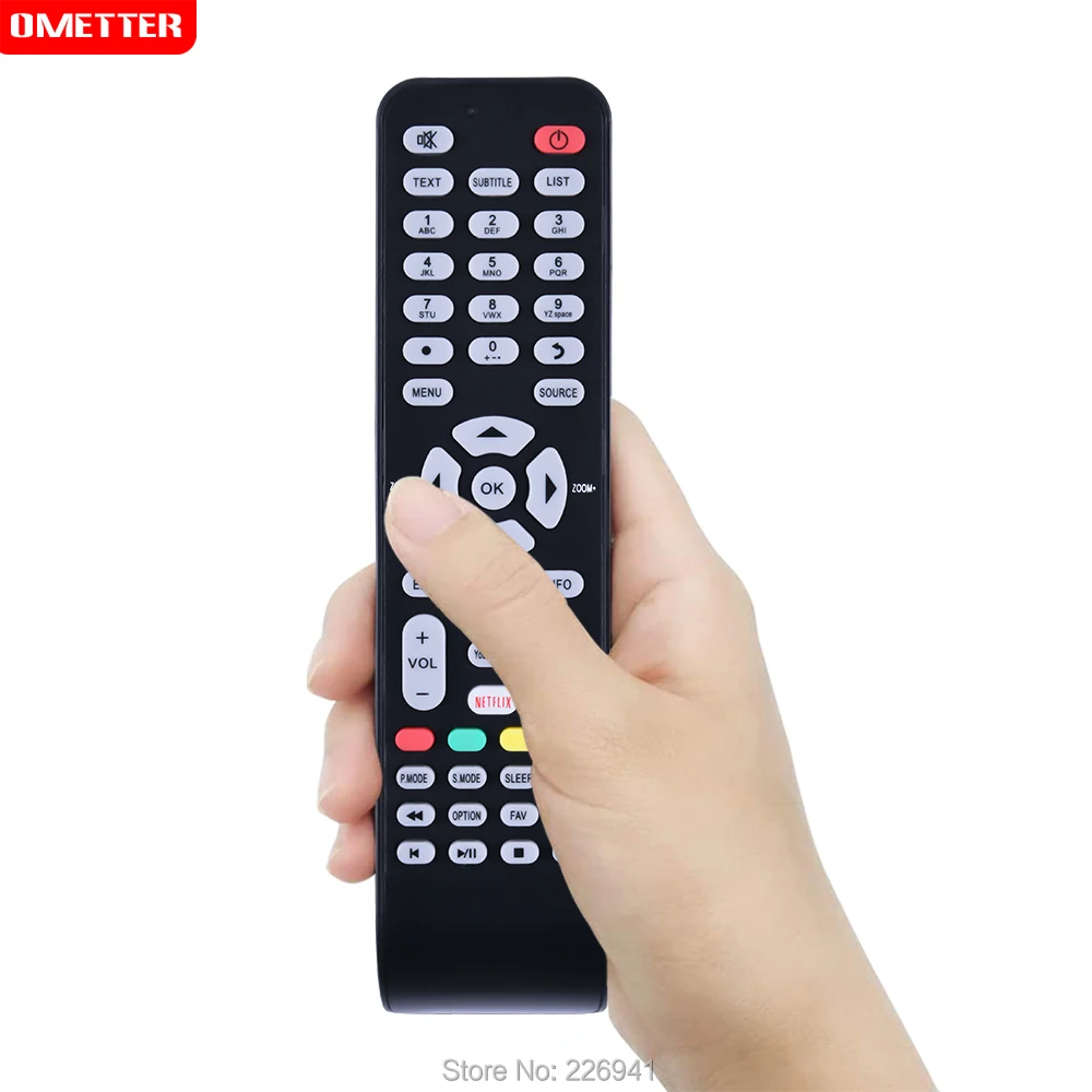 Cocok untuk TCL TV Remote Control Presbyopic Smart LCD LED