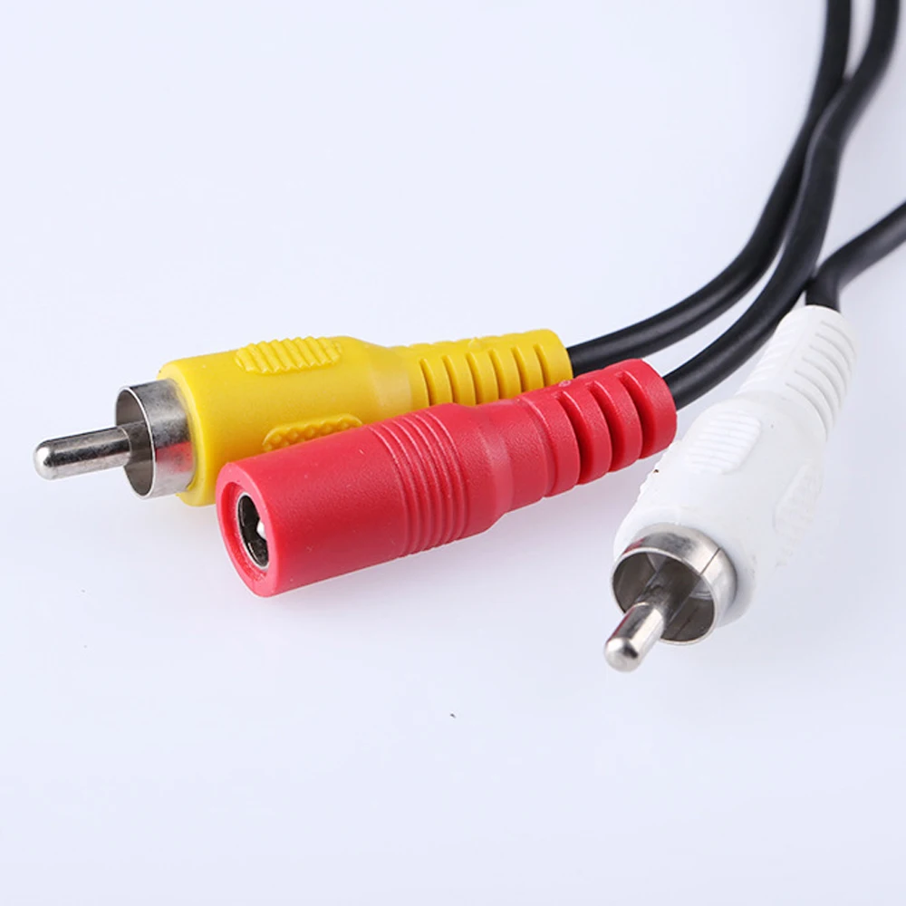 5 متر/10 متر/20 متر 2RCA + تيار مستمر 3in1 موصل الأمن كاميرا تلفزيونات الدوائر المغلقة محوري فيديو الصوت RCA كابل الطاقة لنظام كاميرا المراقبة DVR