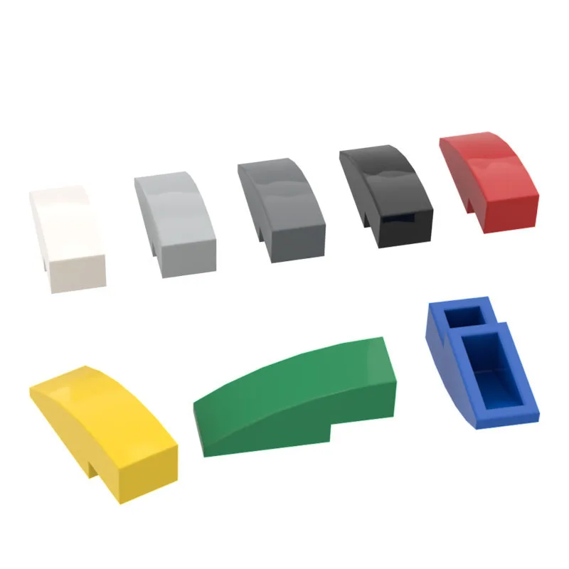 

10pcs MOC Part 50950 Slope Curved 3 x 1 No Studs Building Block Particles DIY Construction Compatible Brick Toy Kid Gift