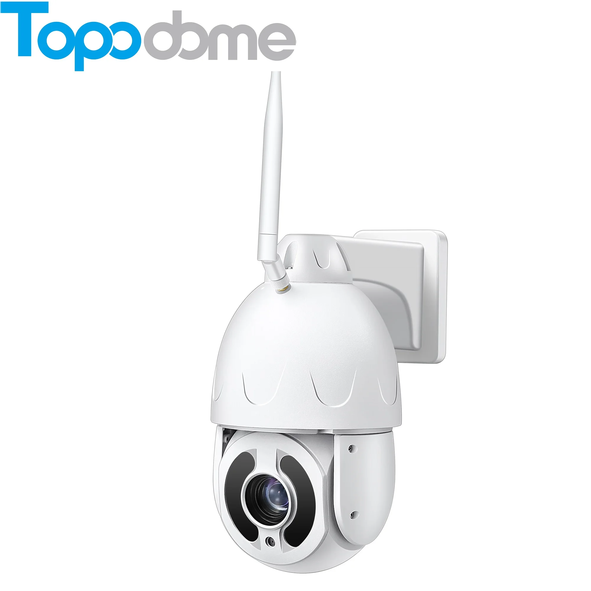 

Topodome 5MP WiFi 3G4G SIM TF Card Voice Intercom 20X Optical Zoom Humanoid Tracking 5Inch Metal Shell Infrared PTZ IP Camera