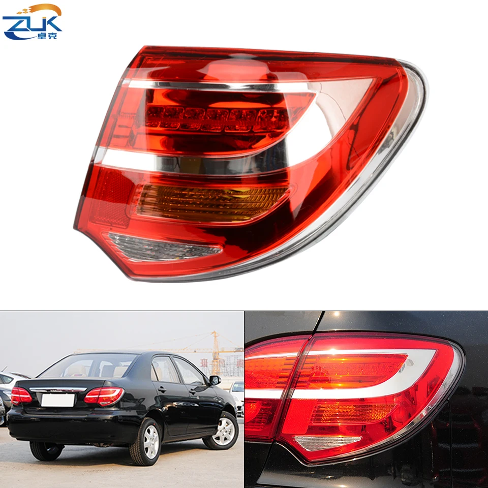 

ZUK Rear Bumper Outer Tail Light Rear Brake Stop Lamp For Toyota Corolla EX ZER120 2013 2014 2015 Exterior Taillight Taillamp