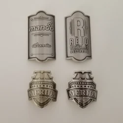 Vintage Bike Label Bicycle Metal Label Accessories Waterproof BMX Decorative Sticker
