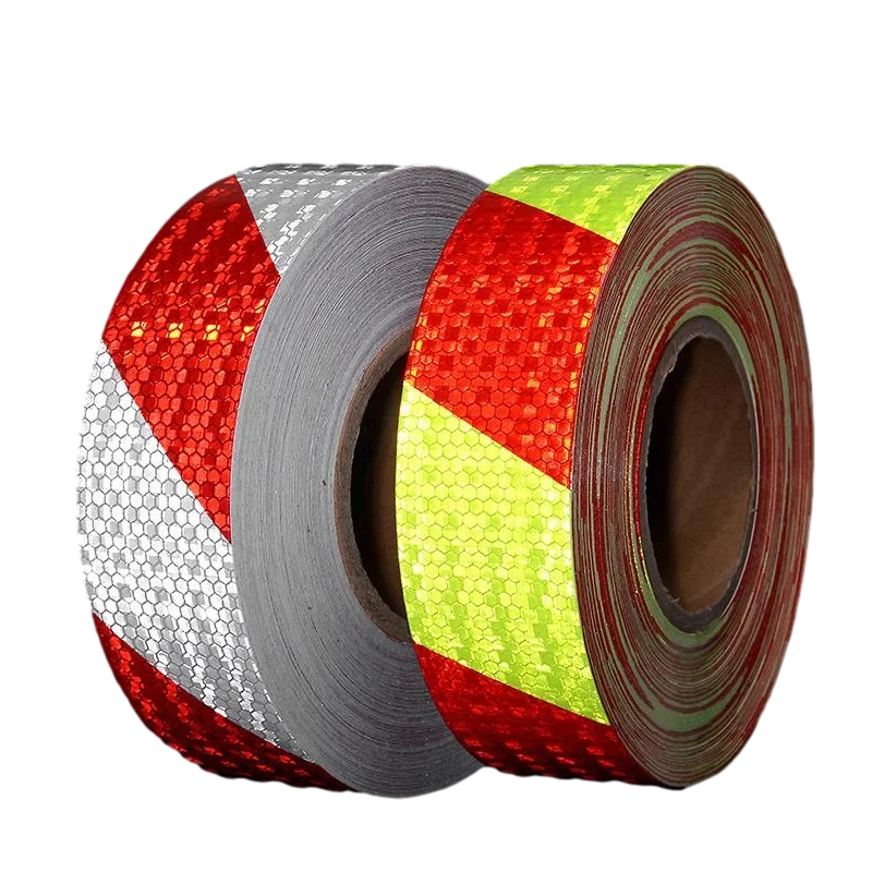 5cm*45m Twill Traffic Safety Reflective Warning Tape Road Sign Protective Self-adhesive Sticker