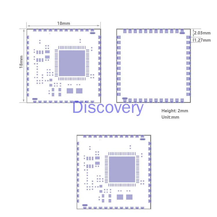 Módulo de nodo LoRaWAN ASR6505 Chip LoRa módulo SX1262 de código abierto, desarrollo secundario posible