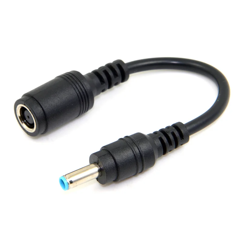 

7.4*5mm Female To 4.5*3mm Male Plug DC Cable Power 90 degree Adapter Connector for HP Dell Laptop