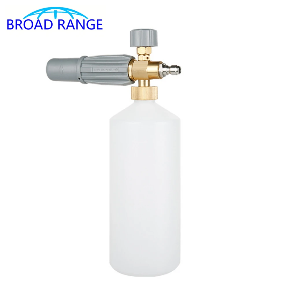 

Pressure Washer Foam Cannon Snow Foam Lance Foam Nozzle Foam Generator Soap Gun G1/4 Quick Release Connector Plug Car Foam Wash