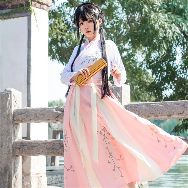 Chinese Traditional Women Hanfu Dress Chinese Fairy Dress Hanfu Clothing Tang Dynasty Chinese Ancient  Cosplay Costume Tang Suit