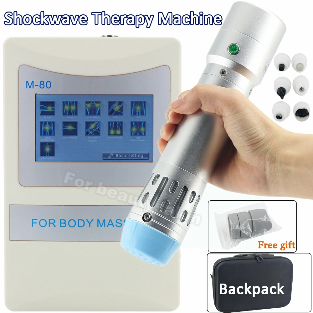 

2023 Shockwave Therapy Machine Tennis Elbow Body Massager Health Care Equipment Pain Shock Wave Back Massage Relaxation