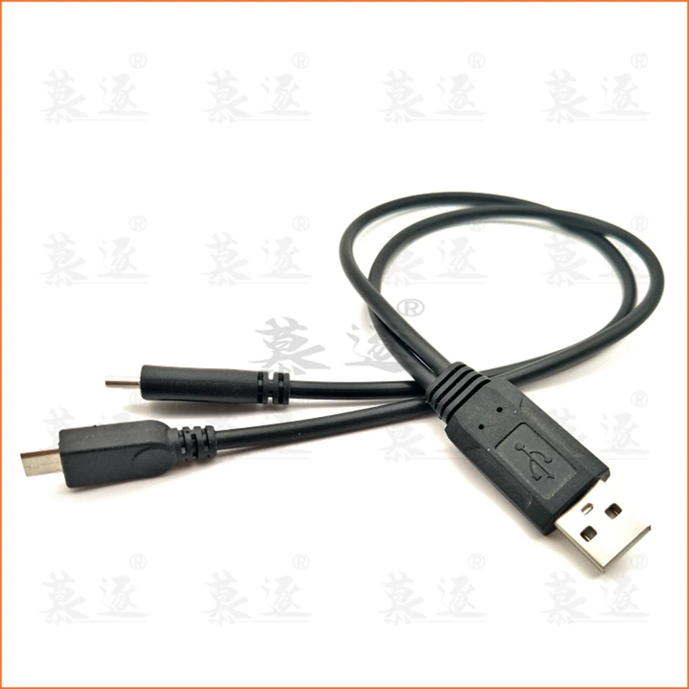 2 in 1 Micro USB Type C Cable For Samsung Xiaomi Fast Charge Cable Android Cell Phone Microusb USB C Cable For Huawei
