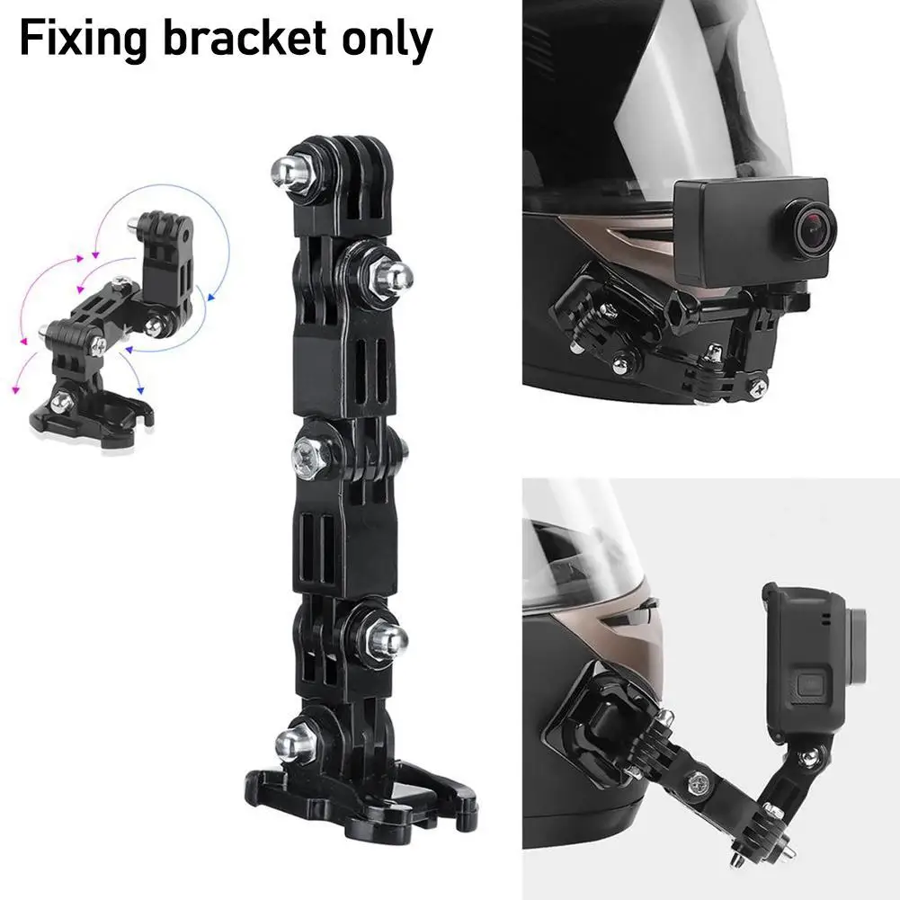 Motorcycle Helmet Mount Curved Adhesive Arm for GOPRO Hero 8 7 6 5 4 3 SJCAM sj4000 For XiaoYi 4K Action Camera Accessories