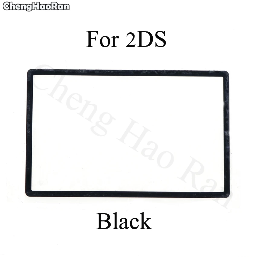 ChengHaoRan-cubierta superior de plástico para LCD 2ds, repuesto de lentes de pantalla LCD, parte de repuesto